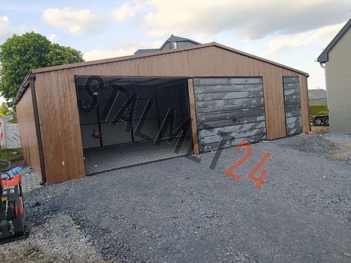 Blechgarage 9x6 fertiggarage - blechgarage,