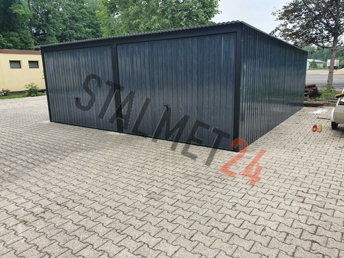 Blechgarage 6x6x2 14m - +, 6x6x2,14m