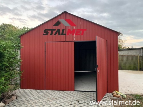 Blechgarage 4x5x3 00m - +blechgarage, 4x5x3,00m