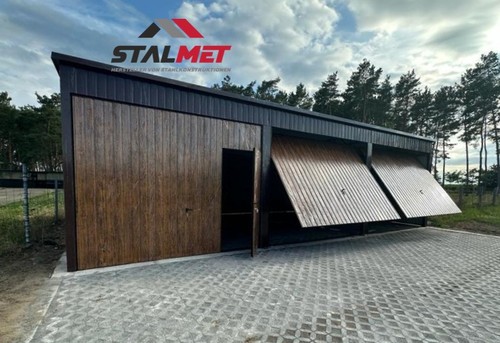 Blechgarage 9x6x3m autogarage - +blechgarage,