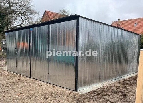 Blechgarage garage 7x7m - garage,