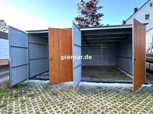 Blechgarage 5x7x2 m - 6,5x7x2,14,