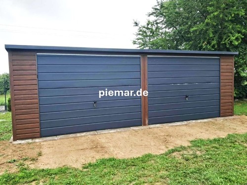 Blechgarage 5x6 5x2 - 6,5x6,5x2,14, m