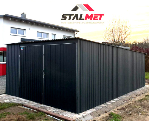 Blechgarage 4x5x2 14m - +, 4x5x2,14m