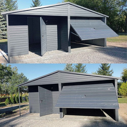 Blechgarage 6x6 fertiggarage - 6x6,