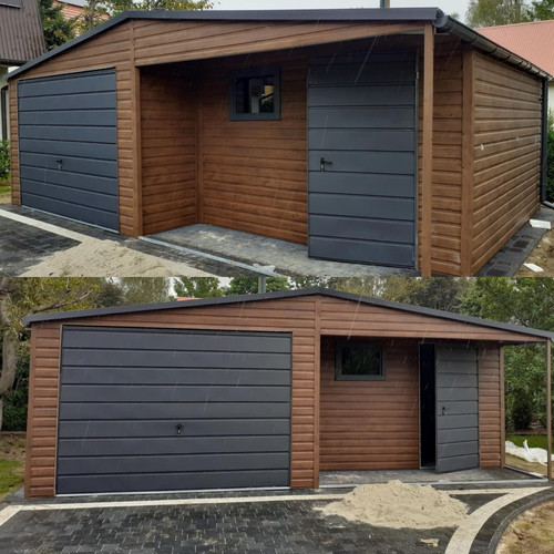 Blechgarage 7x5 - , m
