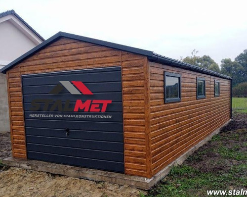 Blechgarage 4x8x2 55m - , 4x8x2,55m