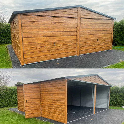 Blechgarage 6x5 m - 6x5,8,