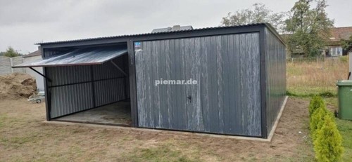 Blechgarage 6x6 5x2 m - blechgarage,