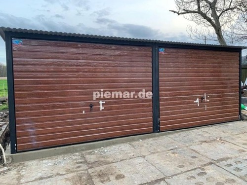 Blechgarage 6x6x2 m - blechgarage,